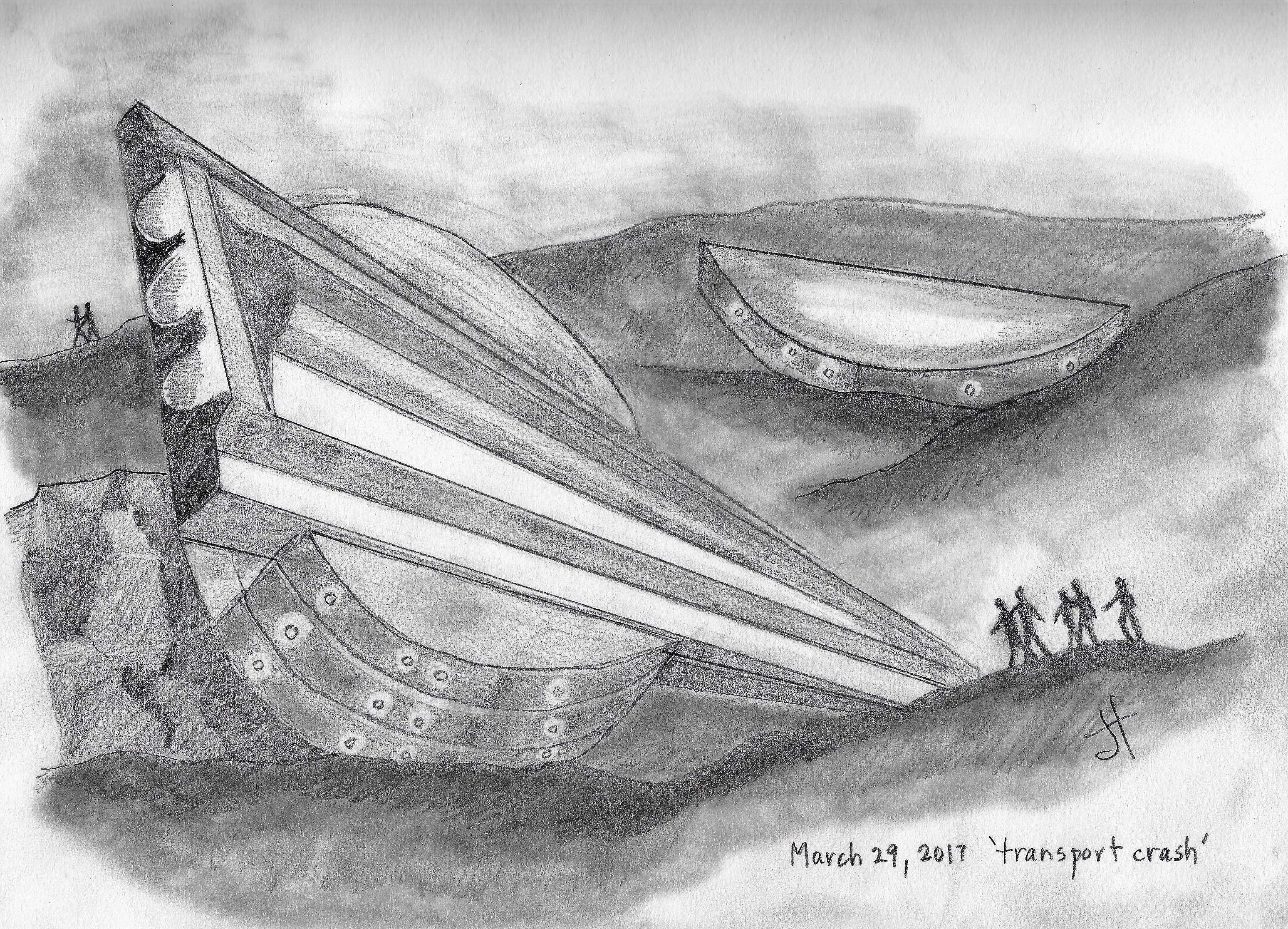 'transport crash'paperback