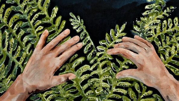 Meniscus Crossing The Churn cover painting (3)