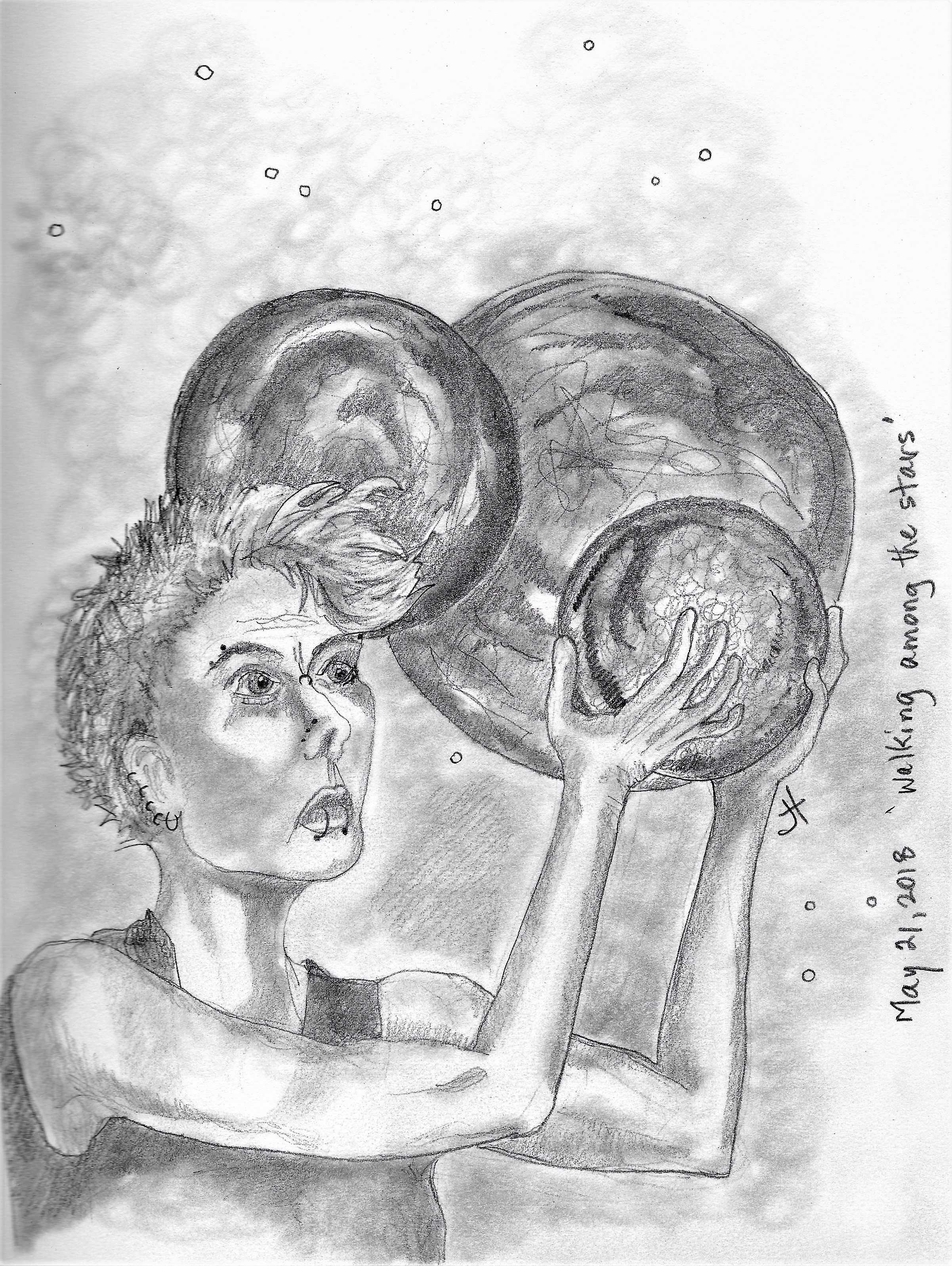 'walking among the stars'